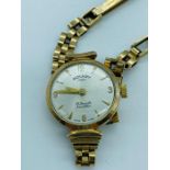 A 9ct gold Ladies watch (12.6g)