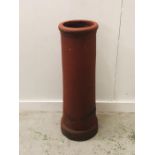 Tall Round Terracotta Chimney Pot ( H 93cm )