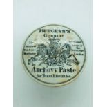 A Burgess's Anchovy Paste pot