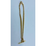 A 9ct yellow gold watch chain (31.6g)