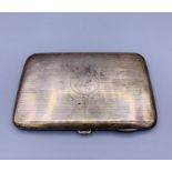 A J W Benson silver 1916 cigarette case