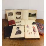 A Selection of seven hunting scrap books dating from 1930 to 1940 along with a copy of The Hunting