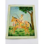 A Late 19th Century small Indian painting