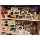 A Collection of eighty nine boxed diecast toys.