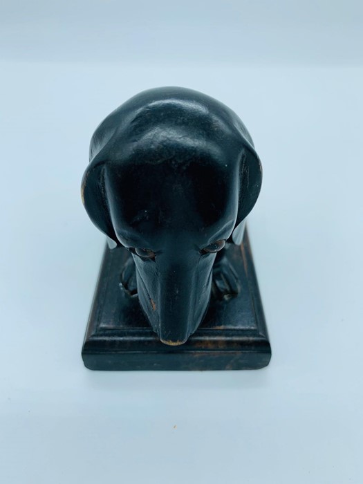 A Carved Dachshund - Image 3 of 3