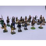 A selection of twenty two miniature lead soldiers various years and makes.