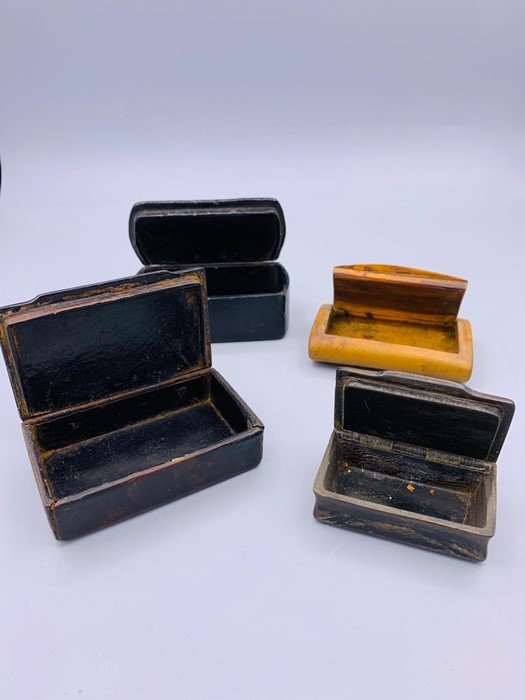 A selection of snuff boxes. - Image 2 of 2