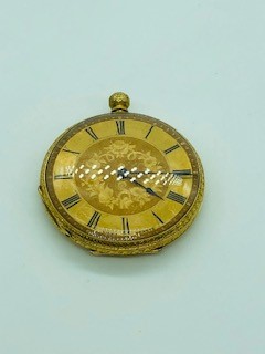 An 18ct gold pocket watch (Total weight 44.28g) AF - Image 2 of 4