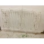 Wrought iron railing panel (130cm X 183cm)