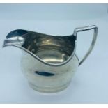 A Silver cream jug