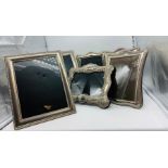 Six assorted picture frames