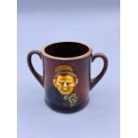A Royal Doulton two handled cup, Bill Sykes.