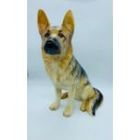 A Large German Sheppard figure by Beswick