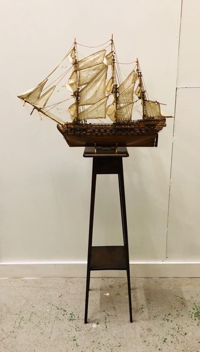 A Scratch Built ship 'Superbe' 1784 - Image 2 of 3