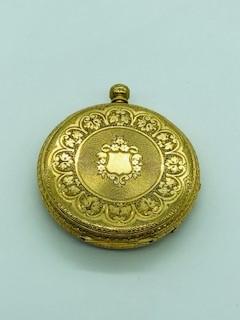 An 18ct gold pocket watch (Total weight 44.28g) AF - Image 3 of 4