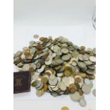 A Large selection of coins, various years and denominations