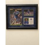Framed signed Frank Lampard Chelsea Football Club picture