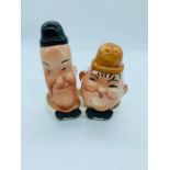 Beswick Laurel and Hardy Cruet set