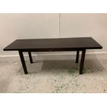 Dark wood table/bench