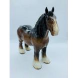 A Beswick Brown Shire Horse