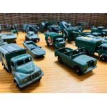 A Selection of Diecast military vehicles and tanks various makers to include Corgi, Matchbox,