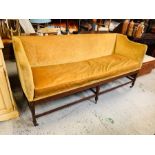 George III Sheraton mahogany sofa