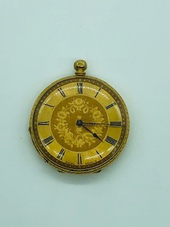 An 18ct gold pocket watch (Total weight 44.28g) AF - Image 4 of 4