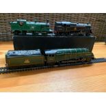Three Meccano and Hornby engines