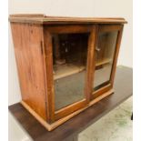 Small glazed display cabinet AF