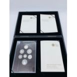 A 2008 Royal Mint Coinage Emblems of Britain silver proof collection