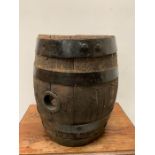 Small oak cask barrel by Ushers of Drawbridge