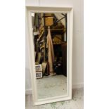 Large white mirror (175cm X 66cm)