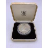 A Falkland Islands Charles and Diana Spencer 1981 silver proof 50p.