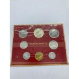 A 1962 Vatican City Mint coin set.