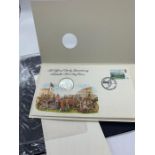 The Official Derby Bicentenary Medallic First Day Cover, with silver proof medal. 1979