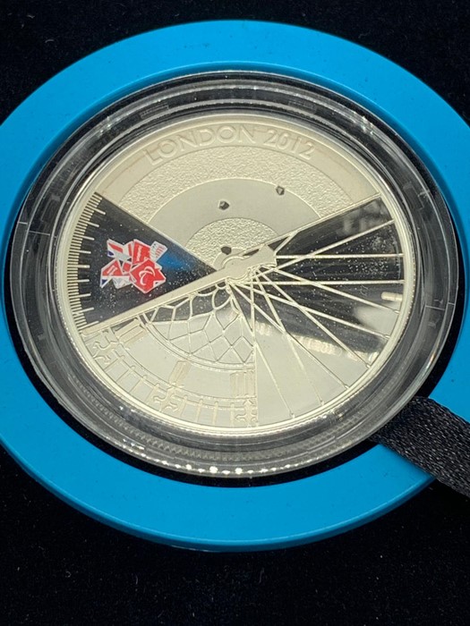 A silver Proof London 2012 Paralympic Games £5 piedfort coin - Image 4 of 5