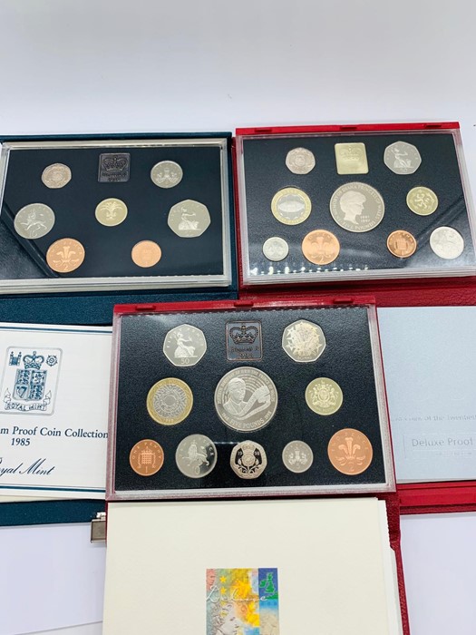 Three United Kingdom Proof Sets for 1985, 1998 and 1999. - Image 2 of 2