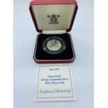 A 1994 50 pence silver proof D-Day Commemorative coin