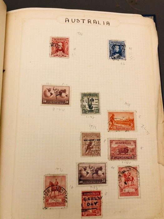 An Album of stamps to include Australia, Aden, Bermuda and Barbados - Image 3 of 14