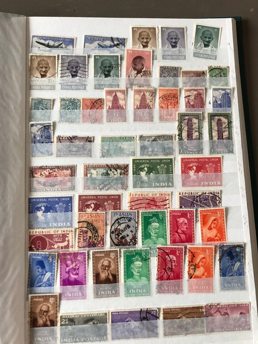 A worldwide stamp album to include Granada, Guyana, Hong Kong and India. - Image 9 of 13