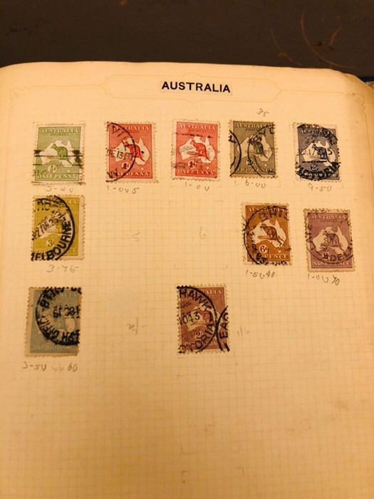 An Album of stamps to include Australia, Aden, Bermuda and Barbados - Image 9 of 14