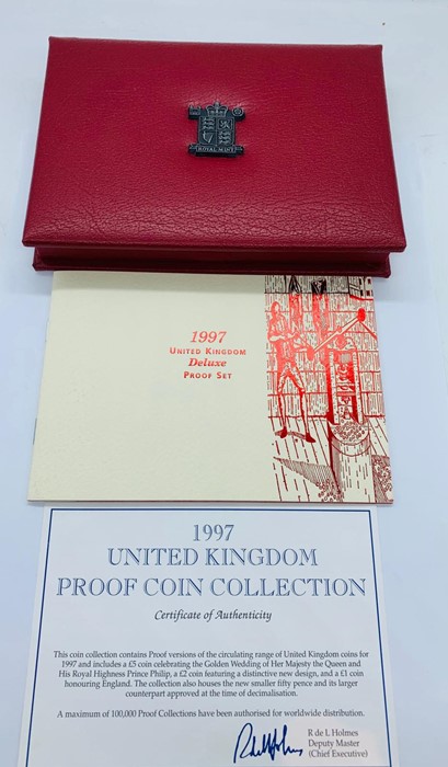 A 1997 UK Deluxe Proof Coin Set - Image 2 of 2