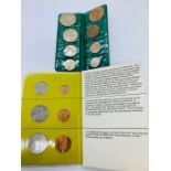 Two Presentation packs. Ireland's Decimal coins and coins of Ireland.