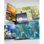 A selection of Coin sets to include: The Royal Navy £5 Commemorative Coin, Two Horatio Nelson