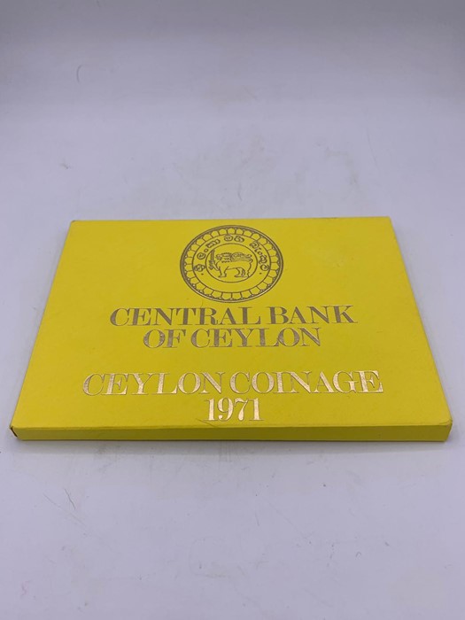 Commonwealth coin proof set for Ceylon 1971