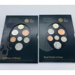 Royal Mint 2008 Brilliant Uncirculated Coin Packs with New Reverse and Old Reverse