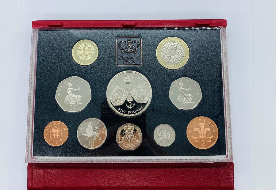 A 1997 UK Deluxe Proof Coin Set