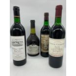 Four French red wine to include Chateau Lachesnaye 1989 Halt-Medoc and Chateau La Fleur 1989