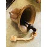 A Vintage Ships Bell from a Fire Tender.