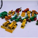 Twenty One diecast vehicles by Lesney Matchbox